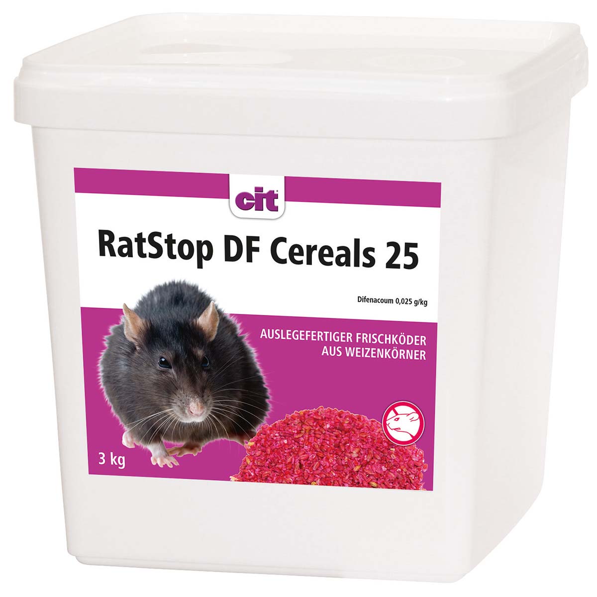 Rattengift Rattenk der RatStop DF Cereal 25 Hochwirksam rattengift-rattenk-der-ratstop-df-cereal-25-hochwirksam